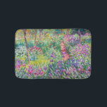 Claude Monet - Der Iris-Garten in Giverny Badematte<br><div class="desc">The Iris Garden at Giverny / The Artist's Garden at Giverny - Claude Monet,  1899-1900</div>