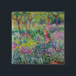 Claude Monet - Der Iris-Garten in Giverny Button<br><div class="desc">The Iris Garden at Giverny / The Artist's Garden at Giverny - Claude Monet,  1899-1900</div>