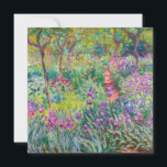 Claude Monet - Der Iris-Garten in Giverny Einladung<br><div class="desc">The Iris Garden at Giverny / The Artist's Garden at Giverny - Claude Monet,  1899-1900</div>