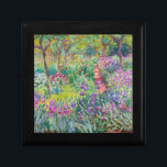 Claude Monet - Der Iris-Garten in Giverny Erinnerungskiste<br><div class="desc">The Iris Garden at Giverny / The Artist's Garden at Giverny - Claude Monet,  1899-1900</div>