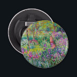 Claude Monet - Der Iris-Garten in Giverny Flaschenöffner<br><div class="desc">The Iris Garden at Giverny / The Artist's Garden at Giverny - Claude Monet,  1899-1900</div>