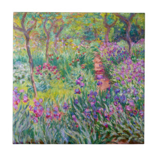Claude Monet - Der Iris-Garten in Giverny Fliese