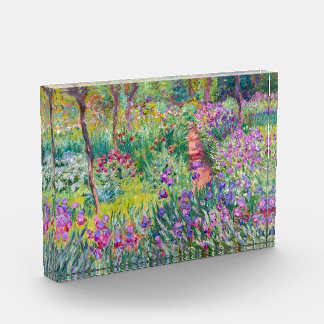 Claude Monet - Der Iris-Garten in Giverny Fotoblock (Links)