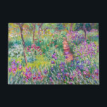 Claude Monet - Der Iris-Garten in Giverny Fußmatte<br><div class="desc">The Iris Garden at Giverny / The Artist's Garden at Giverny - Claude Monet,  1899-1900</div>