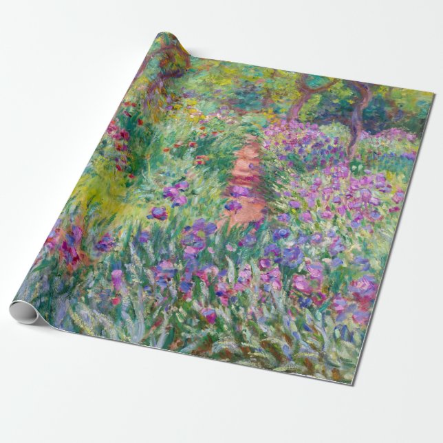 Claude Monet - Der Iris-Garten in Giverny Geschenkpapier (Ungerollt)