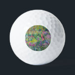 Claude Monet - Der Iris-Garten in Giverny Golfball<br><div class="desc">The Iris Garden at Giverny / The Artist's Garden at Giverny - Claude Monet,  1899-1900</div>