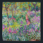 Claude Monet - Der Iris-Garten in Giverny Halstuch<br><div class="desc">The Iris Garden at Giverny / The Artist's Garden at Giverny - Claude Monet,  1899-1900</div>