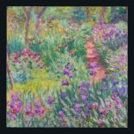 Claude Monet - Der Iris-Garten in Giverny Künstlicher Leinwanddruck<br><div class="desc">The Iris Garden at Giverny / The Artist's Garden at Giverny - Claude Monet,  1899-1900</div>