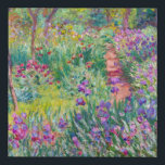 Claude Monet - Der Iris-Garten in Giverny Künstlicher Leinwanddruck<br><div class="desc">The Iris Garden at Giverny / The Artist's Garden at Giverny - Claude Monet,  1899-1900</div>