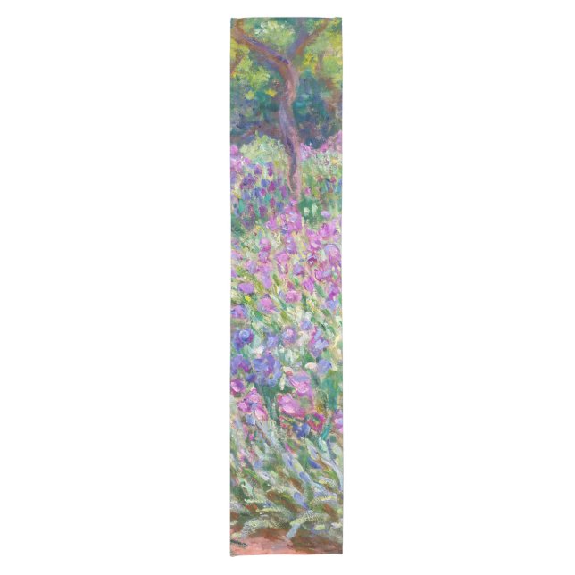 Claude Monet - Der Iris-Garten in Giverny Kurzer Tischläufer (Vorderseite)