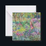Claude Monet - Der Iris-Garten in Giverny Mitteilungskarte<br><div class="desc">The Iris Garden at Giverny / The Artist's Garden at Giverny - Claude Monet,  1899-1900</div>
