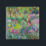 Claude Monet - Der Iris-Garten in Giverny Notizbuch<br><div class="desc">The Iris Garden at Giverny / The Artist's Garden at Giverny - Claude Monet,  1899-1900</div>