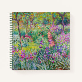 Claude Monet - Der Iris-Garten in Giverny Notizbuch