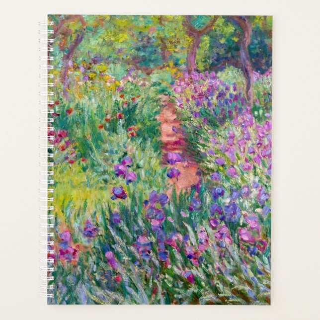 Claude Monet - Der Iris-Garten in Giverny Planer (Vorderseite)