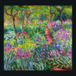 Claude Monet: Der Iris-Garten in Giverny Poster<br><div class="desc">Ein buntes klassisches Poster mit dem Iris-Garten in Giverny,  gemalt vom französischen Impressionisten Claude Monet.</div>