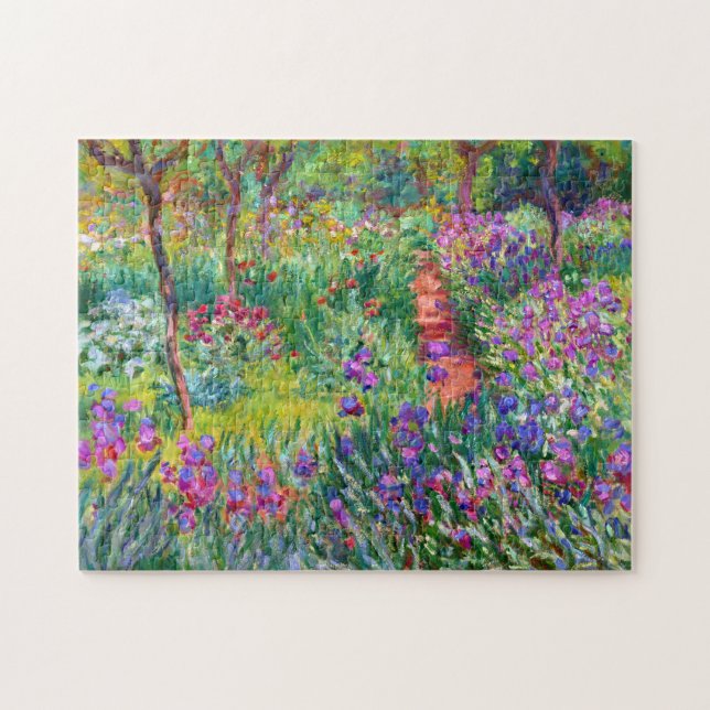 Claude Monet: Der Iris-Garten in Giverny Puzzle (Horizontal)