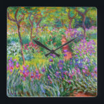 Claude Monet: Der Iris-Garten in Giverny Quadratische Wanduhr<br><div class="desc">Eine farbenfrohe klassische Wanduhr mit dem Iris-Garten in Giverny,  gemalt vom französischen Impressionisten Claude Monet. 






com</div>