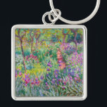 Claude Monet - Der Iris-Garten in Giverny Schlüsselanhänger<br><div class="desc">The Iris Garden at Giverny / The Artist's Garden at Giverny - Claude Monet,  1899-1900</div>