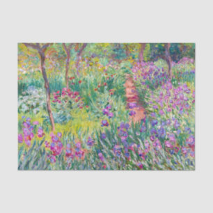 Claude Monet - Der Iris-Garten in Giverny Seidenpapier