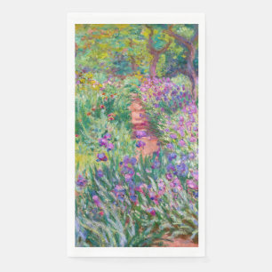 Claude Monet - Der Iris-Garten in Giverny Serviette