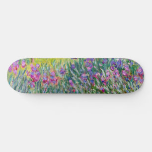 Claude Monet - Der Iris-Garten in Giverny Skateboard