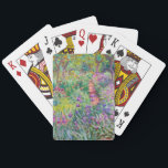 Claude Monet - Der Iris-Garten in Giverny Spielkarten<br><div class="desc">The Iris Garden at Giverny / The Artist's Garden at Giverny - Claude Monet,  1899-1900</div>