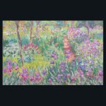 Claude Monet - Der Iris-Garten in Giverny Stoff<br><div class="desc">The Iris Garden at Giverny / The Artist's Garden at Giverny - Claude Monet,  1899-1900</div>