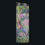 Claude Monet - Der Iris-Garten in Giverny Thermosbecher<br><div class="desc">The Iris Garden at Giverny / The Artist's Garden at Giverny - Claude Monet,  1899-1900</div>