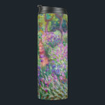 Claude Monet - Der Iris-Garten in Giverny Thermosbecher<br><div class="desc">The Iris Garden at Giverny / The Artist's Garden at Giverny - Claude Monet,  1899-1900</div>