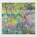 Claude Monet - Der Iris-Garten in Giverny Wandaufkleber<br><div class="desc">The Iris Garden at Giverny / The Artist's Garden at Giverny - Claude Monet,  1899-1900</div>