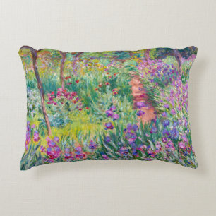 Claude Monet - Der Irisgarten in Giverny Dekokissen