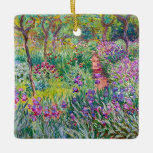 Claude Monet - Der Irisgarten in Giverny Keramikornament