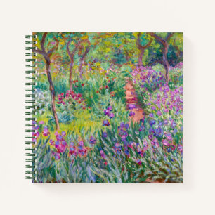 Claude Monet - Der Irisgarten in Giverny Notizbuch