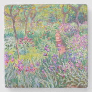 Claude Monet - Der Irisgarten in Giverny Steinuntersetzer