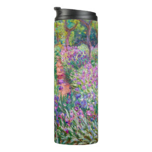 Claude Monet - Der Irisgarten in Giverny Thermosbecher