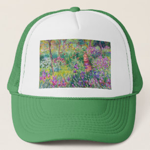 Claude Monet - Der Irisgarten in Giverny Truckerkappe