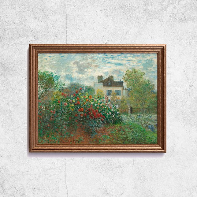 Claude Monet Der Kunstgarten Französische Alte Kun Poster (Claude Monet The Artist Garden French Old Art Poster
)