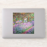 Claude Monet - Der Kunstgarten von Giverny Aufkleber<br><div class="desc">The Artist's Garden at Giverny / Le Jardin de l'artiste a Giverny - Claude Monet,  1900</div>