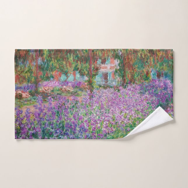 Claude Monet - Der Kunstgarten von Giverny Badhandtuch Set (Handtuch)