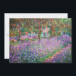 Claude Monet - Der Kunstgarten von Giverny Einladung<br><div class="desc">The Artist's Garden at Giverny / Le Jardin de l'artiste a Giverny - Claude Monet,  1900</div>