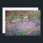 Claude Monet - Der Kunstgarten von Giverny Einladung<br><div class="desc">The Artist's Garden at Giverny / Le Jardin de l'artiste a Giverny - Claude Monet,  1900</div>