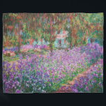 Claude Monet - Der Kunstgarten von Giverny Fleecedecke<br><div class="desc">The Artist's Garden at Giverny / Le Jardin de l'artiste a Giverny - Claude Monet,  1900</div>