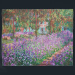 Claude Monet - Der Kunstgarten von Giverny Fleecedecke<br><div class="desc">The Artist's Garden at Giverny / Le Jardin de l'artiste a Giverny - Claude Monet,  1900</div>