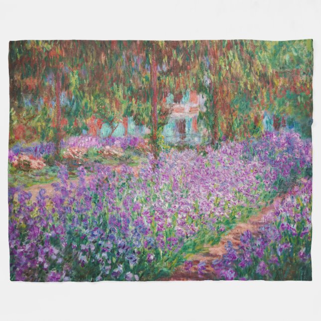 Claude Monet - Der Kunstgarten von Giverny Fleecedecke (Vorderseite (Horizontal))
