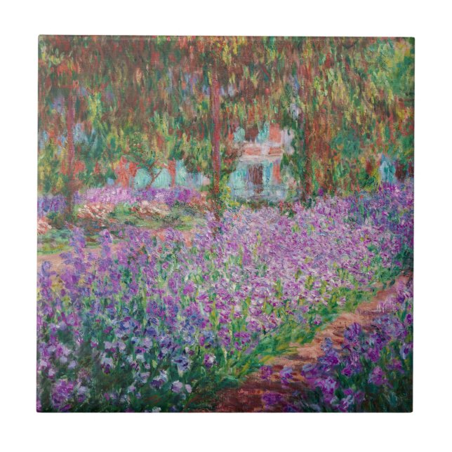 Claude Monet - Der Kunstgarten von Giverny Fliese (Vorderseite)