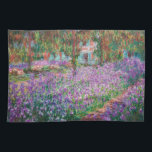 Claude Monet - Der Kunstgarten von Giverny Geschirrtuch<br><div class="desc">The Artist's Garden at Giverny / Le Jardin de l'artiste a Giverny - Claude Monet,  1900</div>