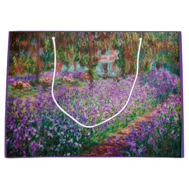 Claude Monet - Der Kunstgarten von Giverny Große Geschenktüte (Vorderseite)