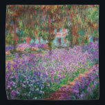 Claude Monet - Der Kunstgarten von Giverny Halstuch<br><div class="desc">The Artist's Garden at Giverny / Le Jardin de l'artiste a Giverny - Claude Monet,  1900</div>