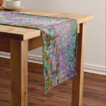 Claude Monet - Der Kunstgarten von Giverny Kurzer Tischläufer<br><div class="desc">The Artist's Garden at Giverny / Le Jardin de l'artiste a Giverny - Claude Monet,  1900</div>