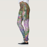 Claude Monet - Der Kunstgarten von Giverny Leggings<br><div class="desc">The Artist's Garden at Giverny / Le Jardin de l'artiste a Giverny - Claude Monet, 1900</div>
